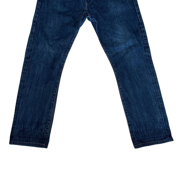 Vintage Ralph Lauren Mens Straight Leg Jeans 36 30 Dark Wash Blue Denim - Picture 4 of 8